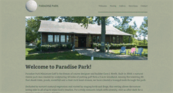 Desktop Screenshot of golfparadisepark.com