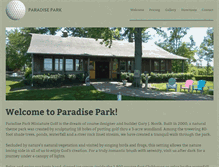 Tablet Screenshot of golfparadisepark.com